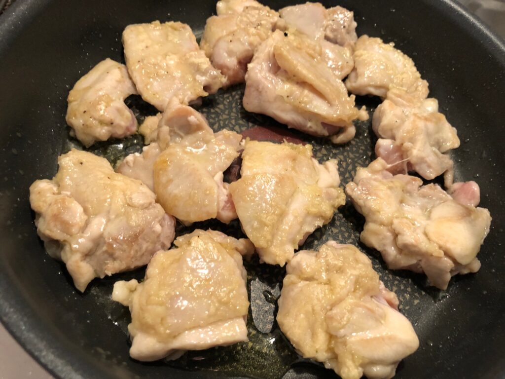 エリンギと鶏もも肉のチキンチャップ 簡単ごちそうレシピ やる気 たこべいブログ